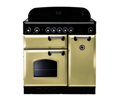 RANGEMASTER  Classic 90 Electric Ceramic Range Cooker - Cream & Chrome